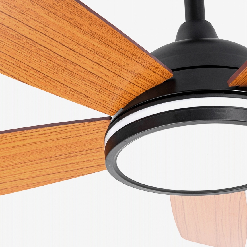 Aigostar - LED stropni ventilator s prigušivanjem svjetla LED/20W/230V 2700-6500K 132cm bež + daljinski upravljač