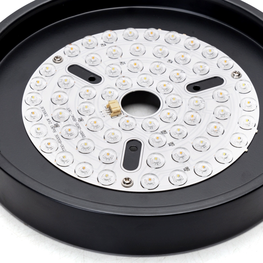 Aigostar - LED stropni ventilator s prigušivanjem svjetla LED/24W/230V 2700-6500K 165cm crni + daljinski upravljač