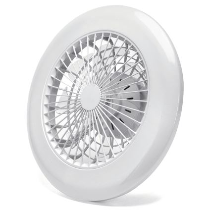 Aigostar - LED stropni ventilator s prigušivanjem svjetla LED/40W/230V 2700-6500K promjer 49 cm + daljinski upravljač bijeli