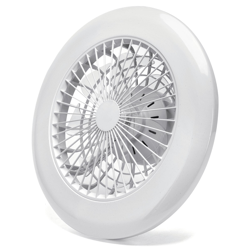 Aigostar - LED stropni ventilator s prigušivanjem svjetla LED/40W/230V 2700-6500K promjer 49 cm + daljinski upravljač bijeli