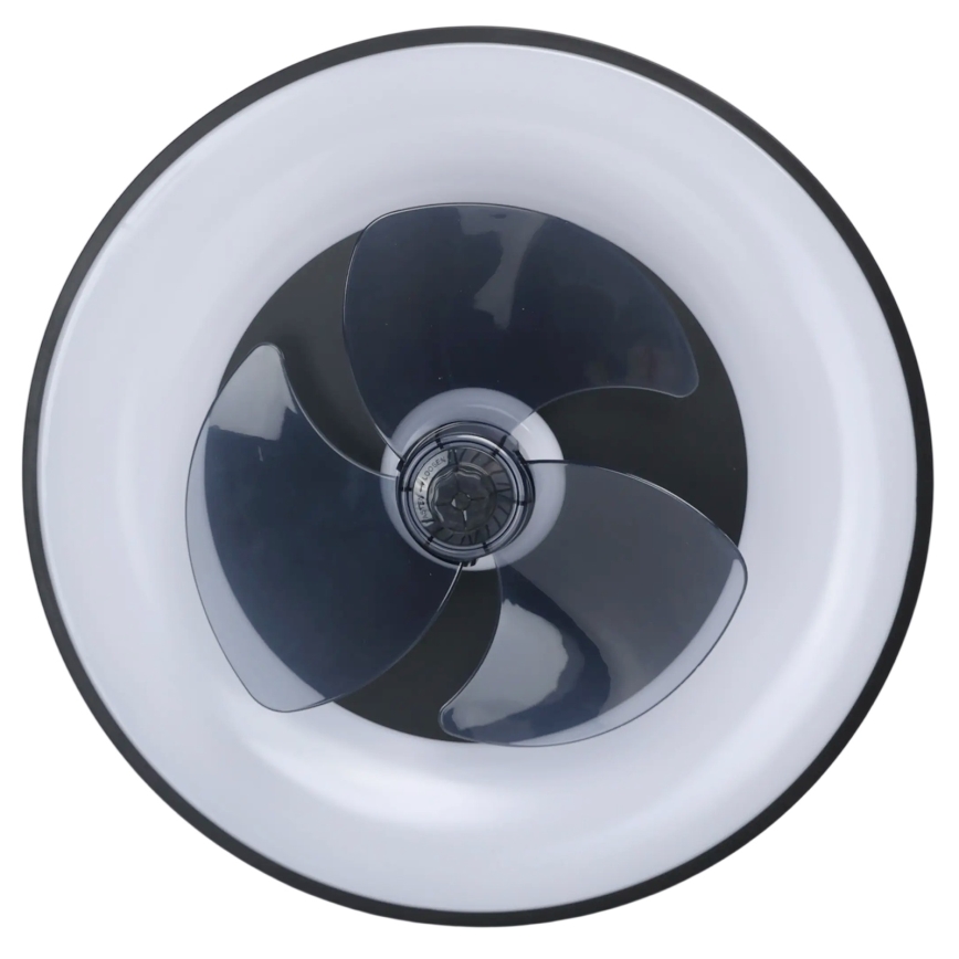 Aigostar - LED stropna svjetiljka s ventilatorom MESH LED/40W/230V 2700-6500K crna + daljinski upravljač