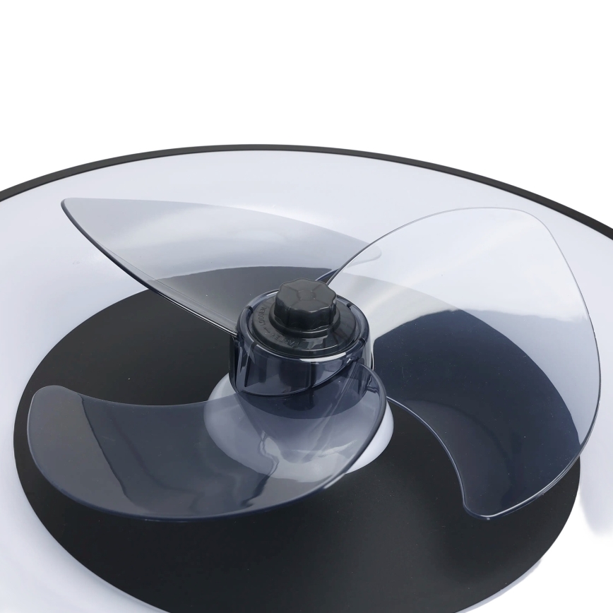 Aigostar - LED stropna svjetiljka s ventilatorom MESH LED/40W/230V 2700-6500K crna + daljinski upravljač