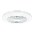 Aigostar - LED stropni ventilator s prigušivanjem svjetla LED/40W/230V 2700-6500K promjer 48 cm + daljinski upravljač bijela