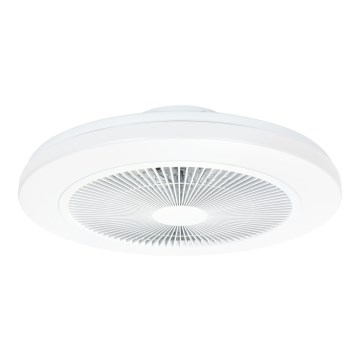 Aigostar - LED stropni ventilator s prigušivanjem svjetla LED/40W/230V 2700-6500K promjer 48 cm + daljinski upravljač bijela