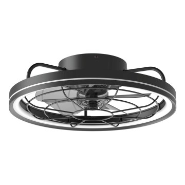 Aigostar - LED stropni ventilator s prigušivanjem svjetla LED/40W/230V 2700-6500K promjer 48 cm + daljinski upravljač crni