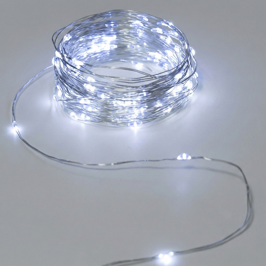 Aigostar - LED vanjski niz 50xLED/3xAA IP44 5,3 m hladno bijela