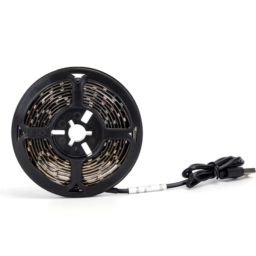 Aigostar - LED Traka 2m LED/4,9W/5V 2700K IP65 crna