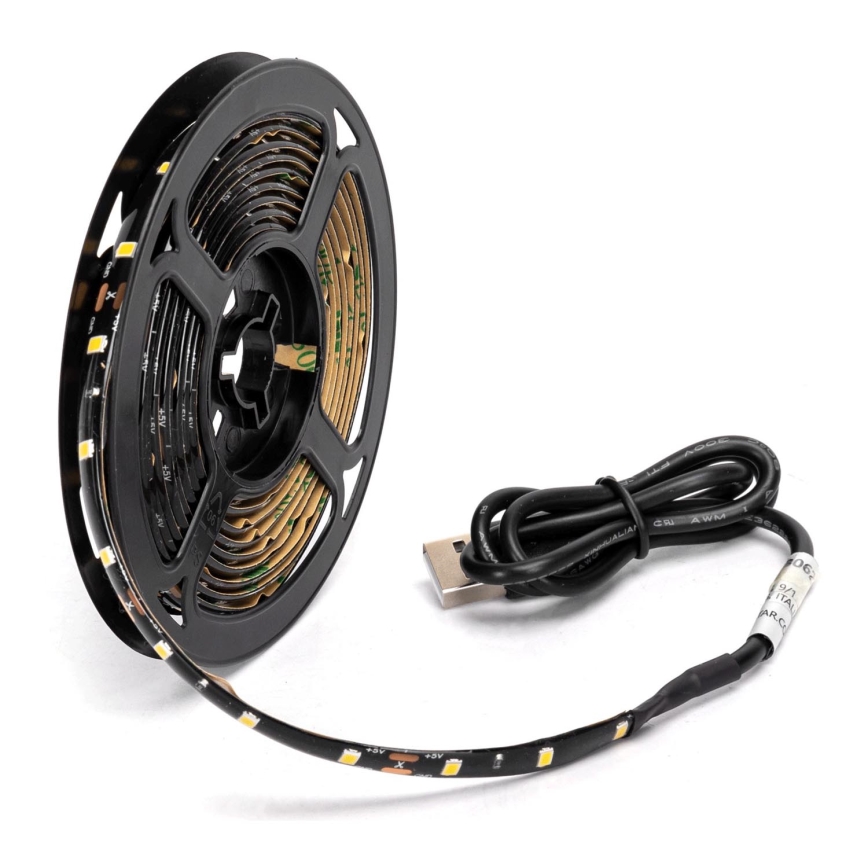 Aigostar - LED Traka 2m LED/4,9W/5V 6500K IP65 crna