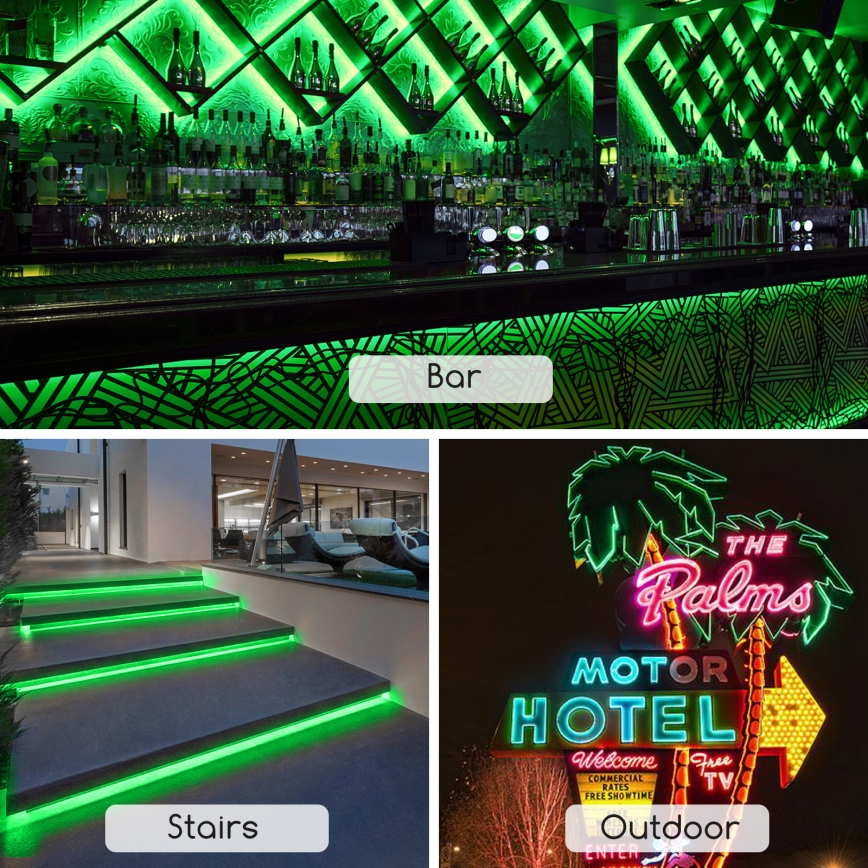 Aigostar - LED traka, LED/350W/230V, 50 m, zelena, IP65