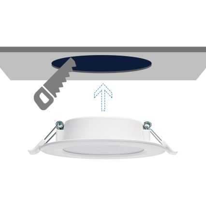 Aigostar - LED Ugradbena svjetiljka LED/6W/230V 4000K pr. 11,8 cm bijela