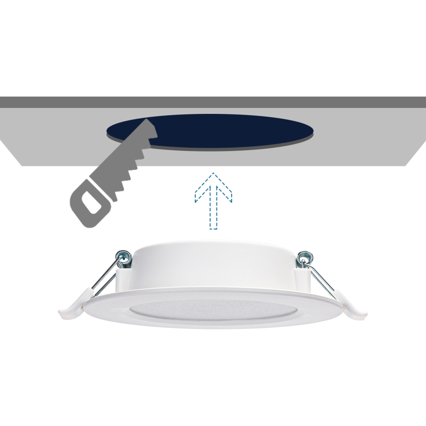 Aigostar - LED Ugradbena svjetiljka LED/6W/230V 4000K pr. 11,8 cm bijela