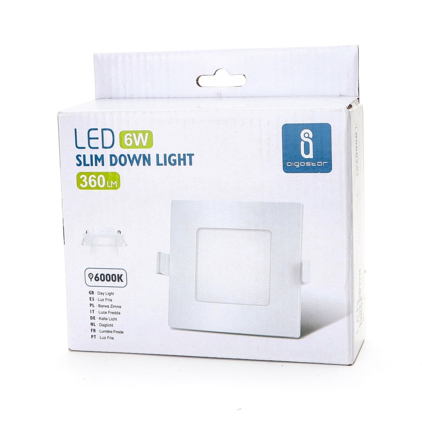 Aigostar - LED Ugradbena svjetiljka ULTRATHIN LED/6W/230V 6000K bijela