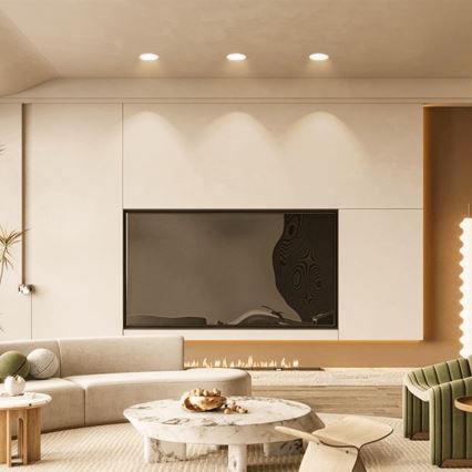 Aigostar - LED Ugradbena svjetiljka za kupaonicu LED/4,8W/230V 3000K bijela IP65