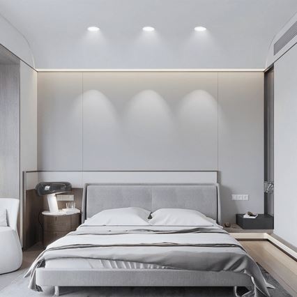 Aigostar - LED Ugradbena svjetiljka za kupaonicu LED/4,8W/230V 6500K bijela IP65