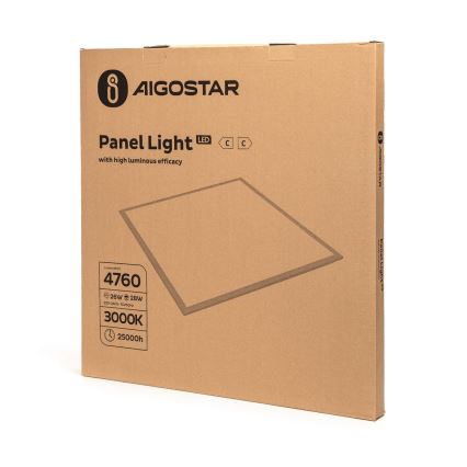 Aigostar - LED Ugradbeni panel LED/28W/230V 60x60 cm 3000K