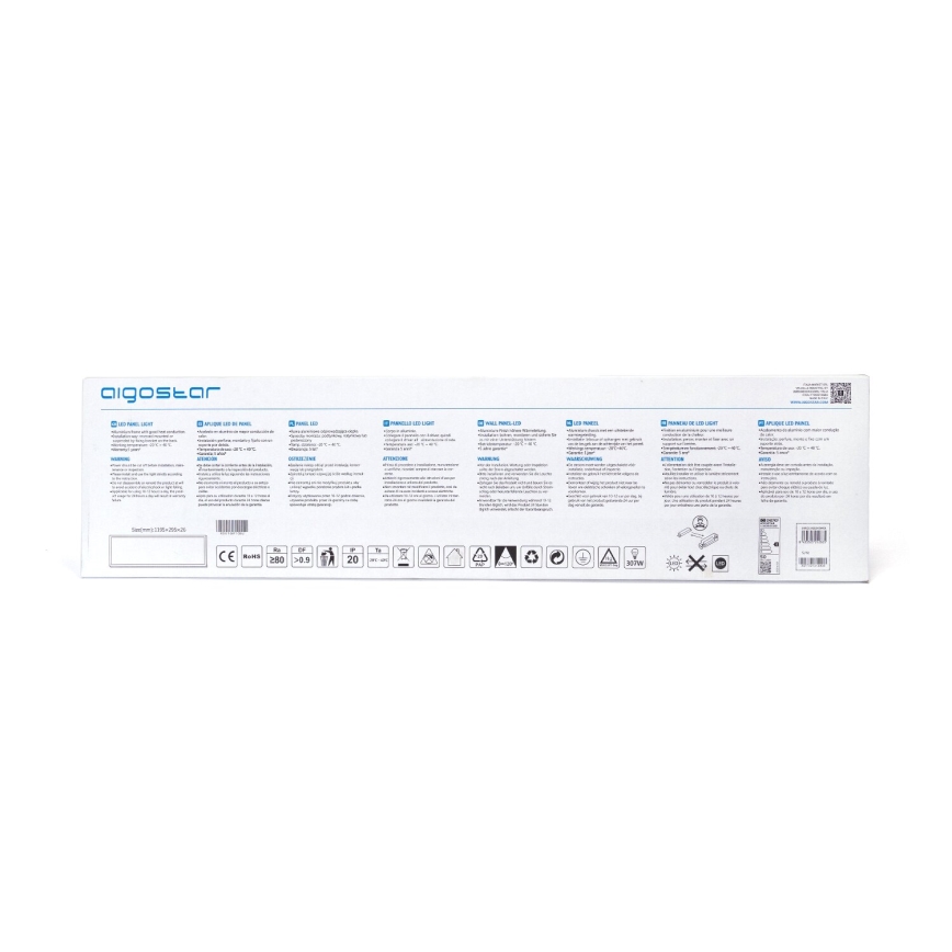 Aigostar - LED Ugradbeni panel LED/50W/230V 6500K 120x30cm bijela