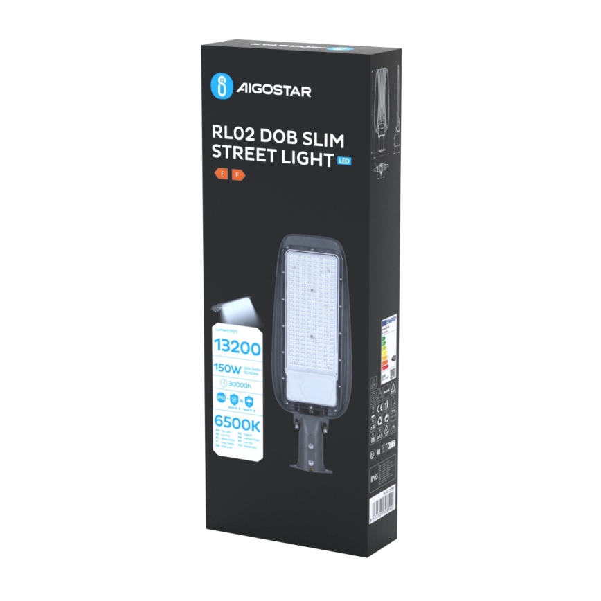 Aigostar - LED Ulična svjetiljka SLIM LED/150W/230V 6500K IP65