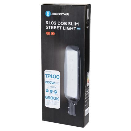Aigostar - LED Ulična svjetiljka SLIM LED/200W/230V 6500K IP65