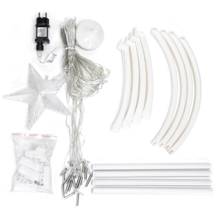 Aigostar - LED Vanjska božićna dekoracija LED/3,6W/230V 150 cm IP44 hladno bijela