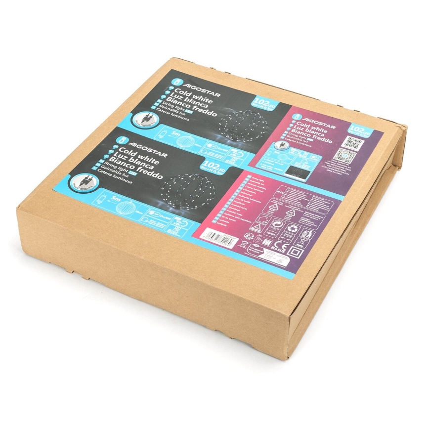 Aigostar - LED Vanjska božićna dekoracija 3,6W/230V kugla 30cm IP44 hladna bijela
