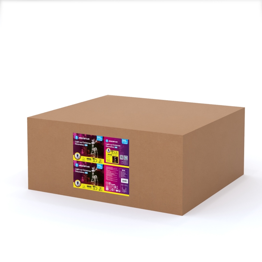 Aigostar - LED Vanjska božićna dekoracija LED/3,6W/31/230V 2700K 120 cm IP44 sob