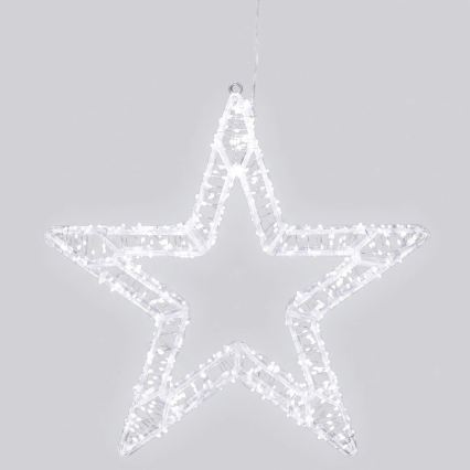Aigostar - LED vanjska božićna dekoracija 540xLED/6W/230V 43 cm IP44 hladno bijela pahuljica