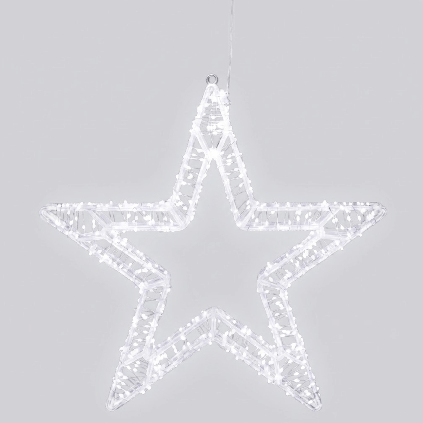 Aigostar - LED vanjska božićna dekoracija 540xLED/6W/230V 43 cm IP44 hladno bijela pahuljica