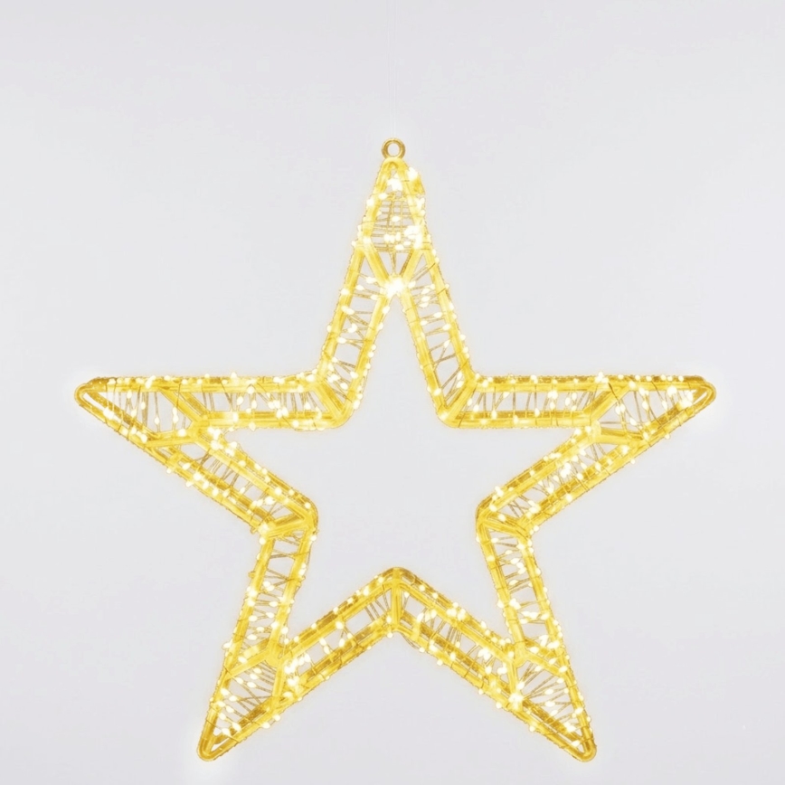 Aigostar - LED Vanjska božićna dekoracija 540xLED/6W/230V IP44 topla bijela 45cm zvijezda