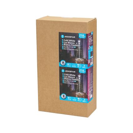 Aigostar - LED vanjska božićna dekoracija LED/3,6W/230V 150 cm IP44 hladno bijela