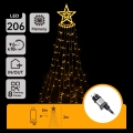 Aigostar - LED vanjska božićna dekoracija LED/3,6W/230V 2m IP44 topla bijela