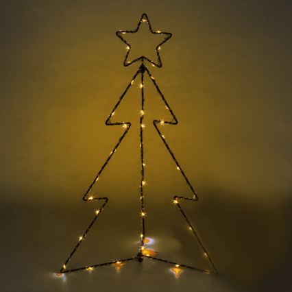 Aigostar - LED Vanjska božićna dekoracija 41xLED/3,6W/230V 40 cm IP44 stablo topla bijela