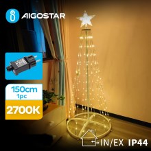 Aigostar - LED Vanjska božićna dekoracija LED/3,6W/31/230V 2700K 150 cm IP44