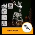 Aigostar - LED vanjska božićna dekoracija LED/3,6W/31/230V 2700K 75 cm IP44 sob