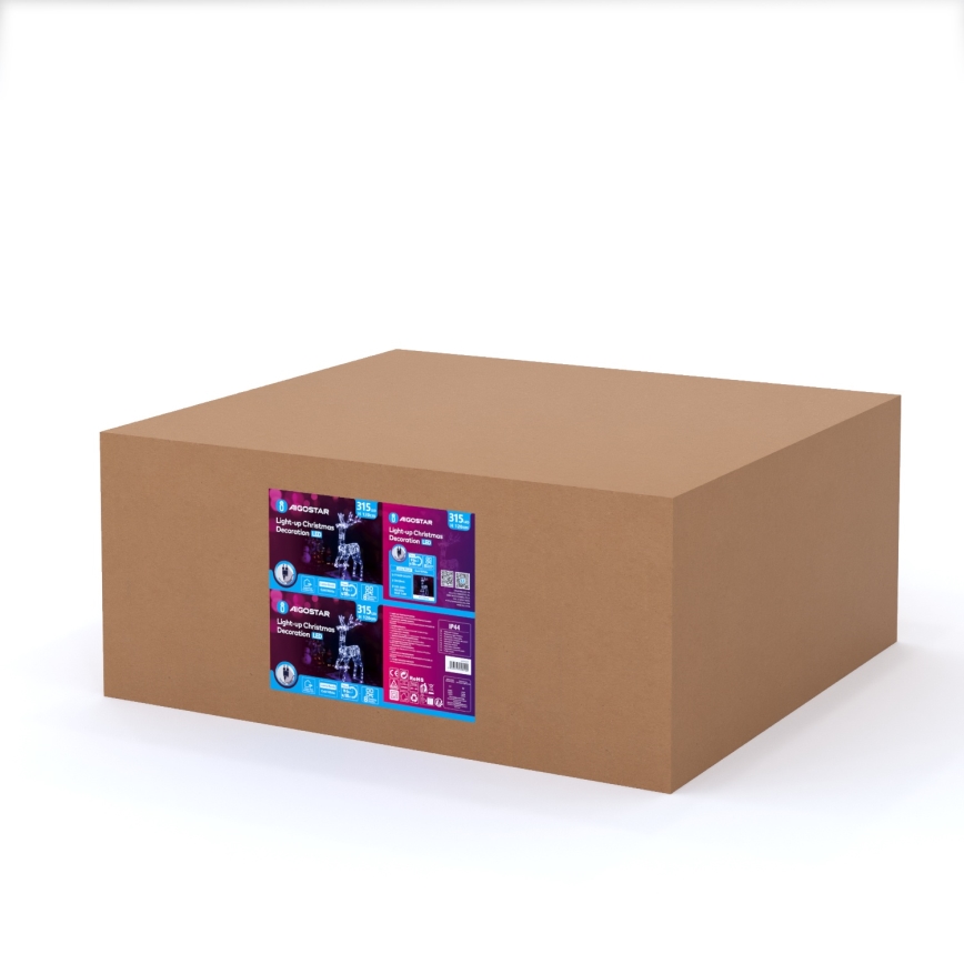 Aigostar - LED vanjska božićna dekoracija LED/3,6W/31/230V 6500K 120 cm IP44 sob