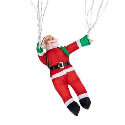 Aigostar - LED vanjska božićna dekoracija LED/3xAA IP44 Djed Božićnjak