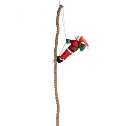 Aigostar - LED vanjska božićna dekoracija LED/4xAA IP44 Djed Božićnjak s padobranom