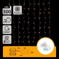 Aigostar - LED vanjska božićna girlanda 300xLED/8 funkcija 3xAA 6x3m IP44 topla bijela