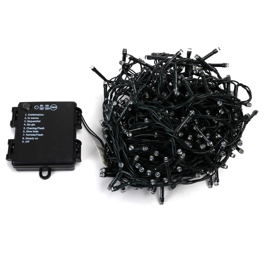 Aigostar - LED vanjski božićni niz 400xLED/8 funkcija 4xAA 20,3 m IP44 višebojni