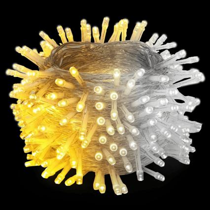 Aigostar - LED vanjski božićni niz 400xLED/8 funkcija 43m IP44 topla bijela/hladna bijela