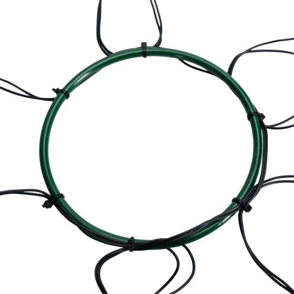 Aigostar - LED vanjska božićna svjetla 90xLED/8 funkcija 3xAA 1,5m IP44 topla bijela