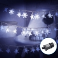 Aigostar - LED Vanjska božićna svjetlosna lanac 50xLED/8 funkcija 8m IP44 hladno bijela