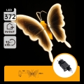 Aigostar - LED vanjska dekoracija 306xLED IP44 topla bijela leptir