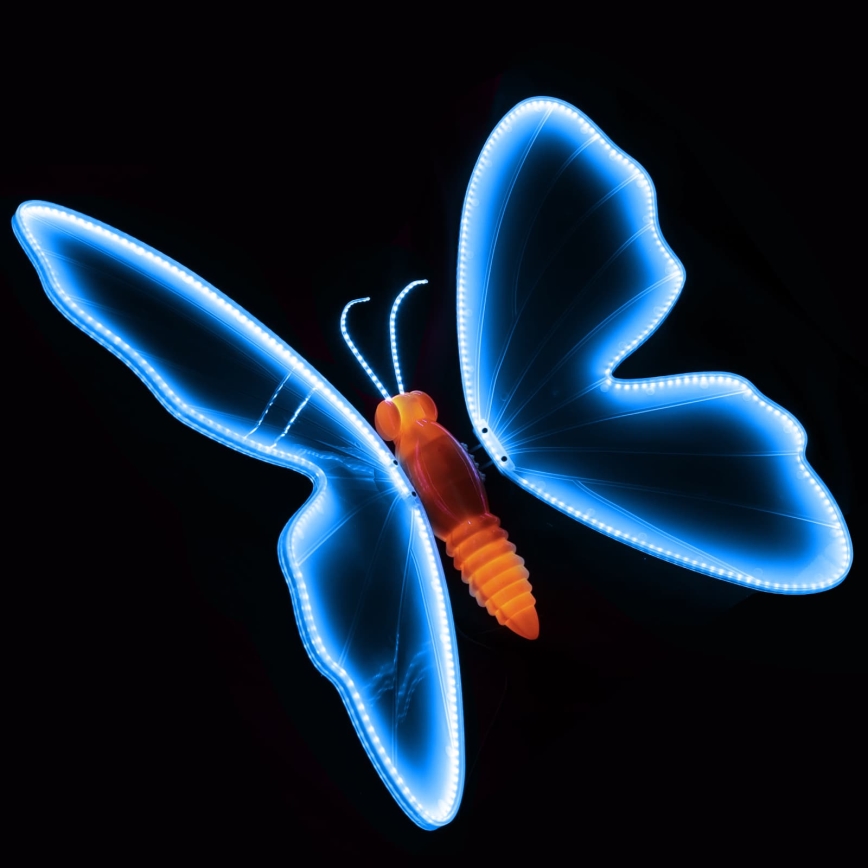 Aigostar - LED vanjska dekoracija 468xLED 75 cm IP44 leptir/plava