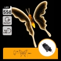 Aigostar - LED Vanjska dekoracija 558xLED 90 cm IP44 leptir/topla bijela