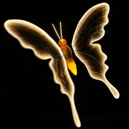 Aigostar - LED Vanjska dekoracija 558xLED 90 cm IP44 leptir/topla bijela