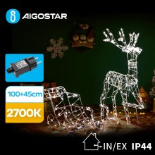 Aigostar - LED Vanjska dekoracija LED/3,6W/31/230V 2700K 90/45cm IP44 sob sa saonicama