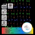 Aigostar - LED Vanjske božićne lampice 100xLED/8 funkcija 3xAA 4x1m IP44 multicolor