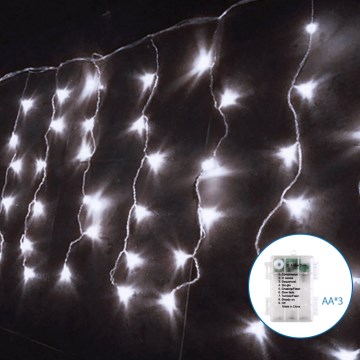 Aigostar - LED Vanjske božićne lampice 100xLED/8 funkcija 8x0,4m IP44 hladna bijela