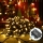 Aigostar - LED Vanjske božićne lampice 200xLED/8 funkcija 3xAA 10,3m IP44 topla bijela