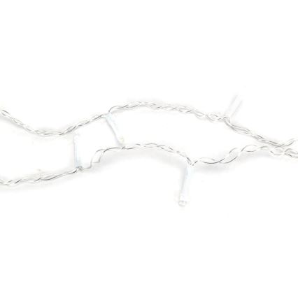 Aigostar-LED Vanjske božićne lampice 200xLED/8 funkcija 3xAA 6x1,5m IP44 topla bijela